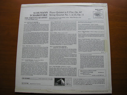 SCHUMANN: PIANO QUINTET / TCHAIKOVSKY: STRING QUARTET No. 1     SMETANA QUARTET / STEPAN     ASD 2386