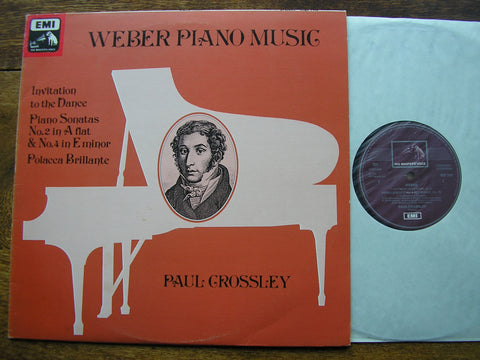 WEBER: PIANO MUSIC   PAUL CROSSLEY   HQS 1418