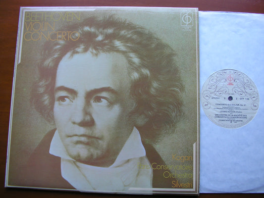 BEETHOVEN: VIOLIN CONCERTO    KOGAN / PARIS CONSERVATOIRE / SILVESTRI    CFP 139