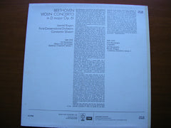 BEETHOVEN: VIOLIN CONCERTO    KOGAN / PARIS CONSERVATOIRE / SILVESTRI    CFP 139