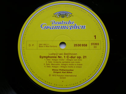 BEETHOVEN: SYMPHONY No. 1 / TWO OVERTURES    BOHM / VIENNA PHILHARMONIC / DRESDEN STATE ORCHESTRA   2530 958