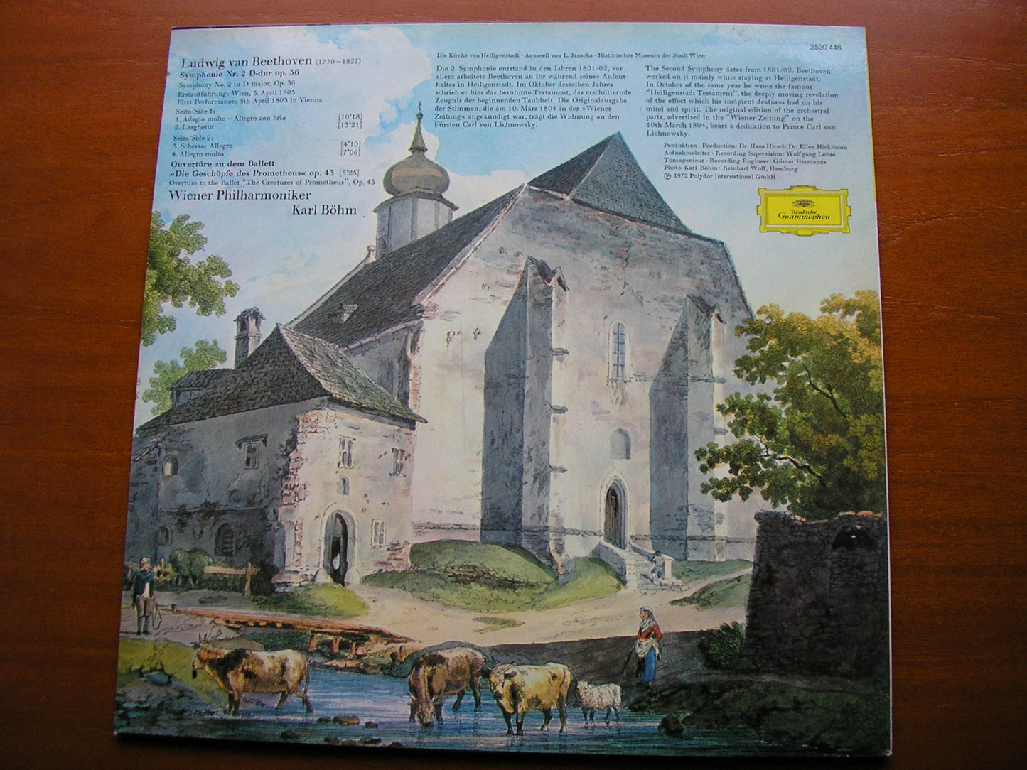 BEETHOVEN: SYMPHONY No. 1 / TWO OVERTURES    BOHM / VIENNA PHILHARMONIC / DRESDEN STATE ORCHESTRA   2530 958