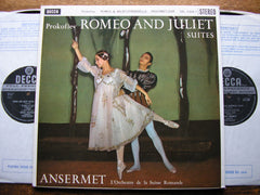 PROKOFIEV: ROMEO & JULIET SUITES / CINDERELLA SUITES    ANSERMET / SUISSE ROMANDE    SXL 2306 - 7