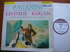 PAGANINI: VIOLIN CONCERTO No. 1    KOGAN / MOSCOW PHILHARMONIC ORCHESTRA / NEBOLSIN   RC 857