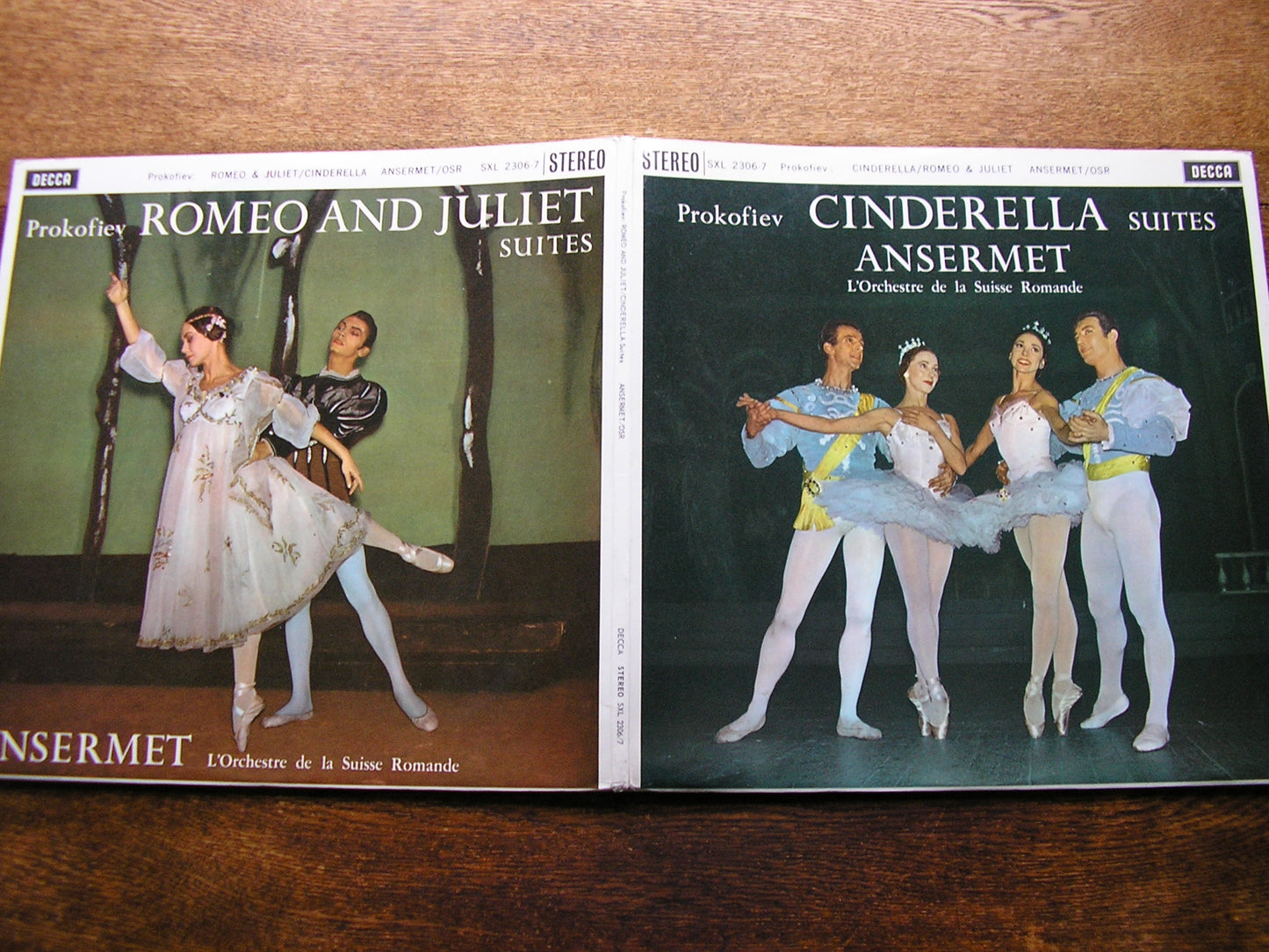 PROKOFIEV: ROMEO & JULIET SUITES / CINDERELLA SUITES    ANSERMET / SUISSE ROMANDE    SXL 2306 - 7