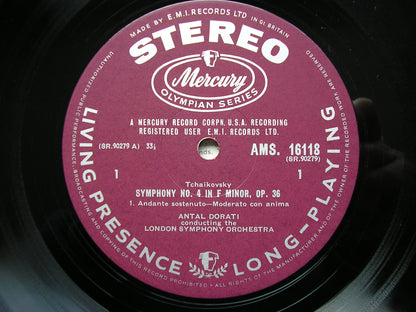 TCHAIKOVSKY: SYMPHONY No. 4   DORATI / LONDON SYMPHONY   AMS 16118