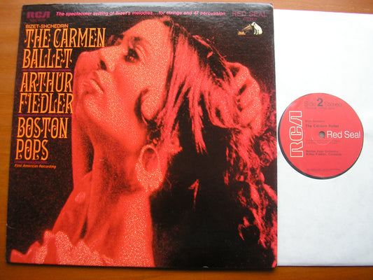 BIZET - SHCHEDRIN:  THE CARMEN BALLET     FIEDLER / BOSTON POPS ORCHESTRA     LSC 3129