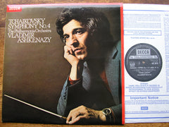 TCHAIKOVSKY: SYMPHONY No. 4   ASHKENAZY / PHILHARMONIA ORCHESTRA  SXL 6919