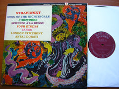 STRAVINSKY: THE SONG OF THE NIGHTINGALE / FIREWORKS / SCHERZO / TANGO     LONDON SYMPHONY ORCHESTRA  / DORATI    SR 90387