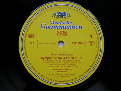 TCHAIKOVSKY: SYMPHONY No. 4  OZAWA / BERLIN PHILHARMONIC  427 354