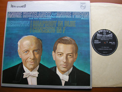 GERSHWIN: RHAPSODY IN BLUE / CONCERTO in F   PREVIN / ANDRE KOSTELANETZ & HIS ORCHESTRA   847 053 BY