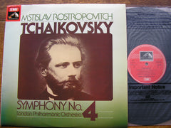 TCHAIKOVSKY: SYMPHONY No. 4  ROSTROPOVITCH / LONDON PHILHARMONIC  ASD 3647