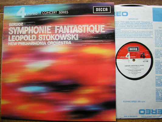 BERLIOZ: SYMPHONIE FANTASTIQUE   STOKOWSKI / NEW PHILHARMONIA ORCHESTRA   PFS 4160