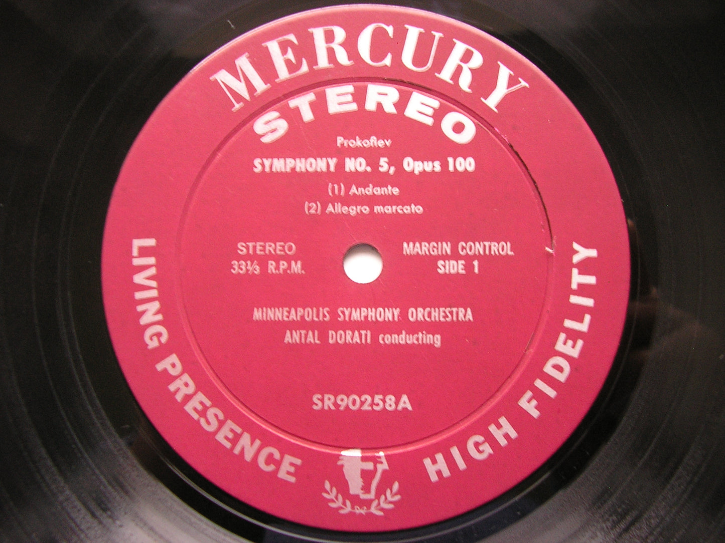 PROKOFIEV: SYMPHONY No. 5    DORATI / MINNEAPOLIS SYMPHONY   SR 90258