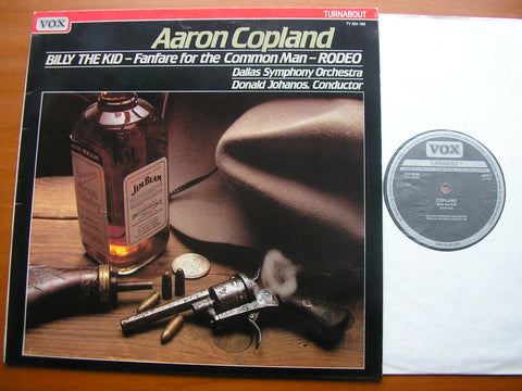 COPLAND: BILLY THE KID / RODEO / FANFARE FOR THE COMMON MAN    JOHANOS / DALLAS SYMPHONY    TV 334 169