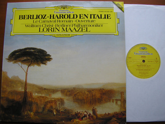 BERLIOZ: HAROLD IN ITALY / LE CARNIVAL ROMAIN   MAAZEL / BERLIN PHILHARMONIC   415 109