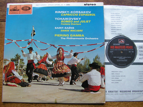 RIMSKY-KORSAKOV / TCHAIKOVSKY / SAINT-SAENS: ORCHESTRAL WORKS  GAMBA / PHILHARMONIA   CSD 1592