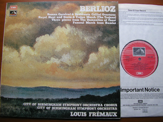 BERLIOZ: ORCHESTRAL WORKS   FREMAUX / CITY OF BIRMINGHAM SYMPHONY   ASD 3080