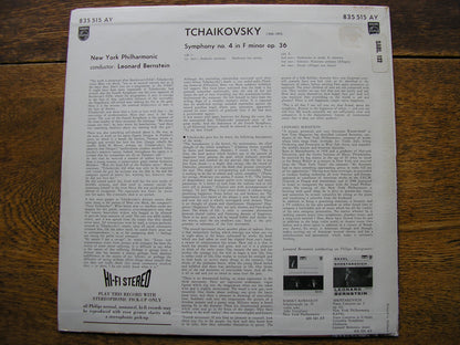 TCHAIKOVSKY: SYMPHONY No. 4  BERNSTEIN / NEW YORK PHILHARMONIC  SABL 122