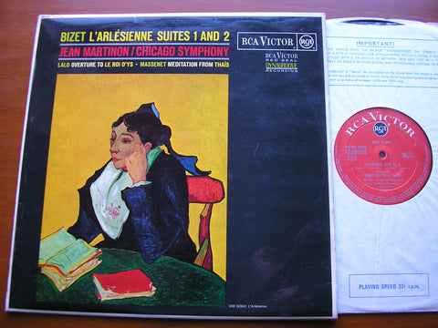 BIZET: L'ARLESIENNE Suites Nos. 1 & 2 / LALO: OVERTURE Le Roi D'Ys / MASSENET: Meditation     MARTINON / CHICAGO SYMPHONY    SB 6741