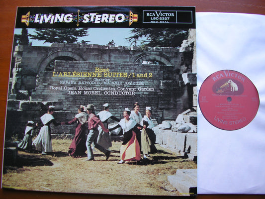 BIZET: L'ARLESIENNE Suites Nos. 1 & 2 / CHABRIER: ESPANA / MARCHE JOYEUSE    JEAN MOREL / OROHCG     LSC 2327