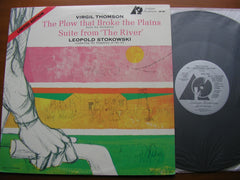 VIRGIL THOMSON: THE PLOW THAT BROKE THE PLAINS / THE RIVER Suite    STOKOWSKI / SYMPHONY OF THE AIR      AP 001
