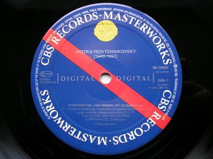 TCHAIKOVSKY: SYMPHONY No. 4  MAAZEL / CLEVELAND ORCHESTRA  IM 39065