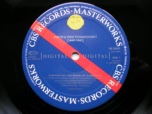 TCHAIKOVSKY: SYMPHONY No. 4  MAAZEL / CLEVELAND ORCHESTRA  IM 39065