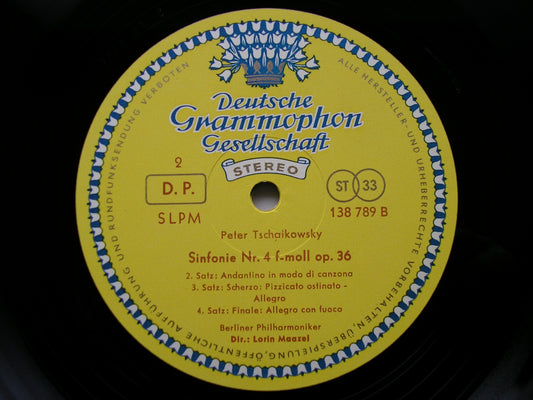 TCHAIKOVSKY: SYMPHONY No. 4   MAAZEL / BERLIN PHILHARMONIC   138 789
