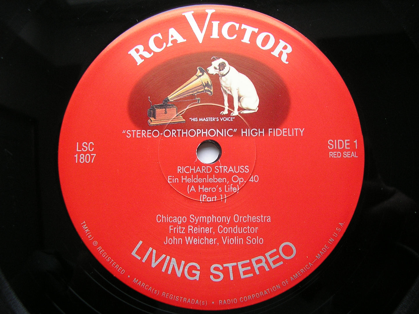 STRAUSS: EIN HELDENLEBEN       REINER / CHICAGO SYMPHONY    CLASSIC RECORDS / RCA LSC 1807