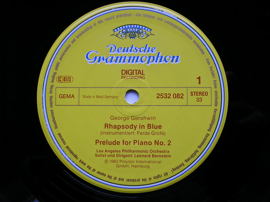 GERSHWIN: RHAPSODY IN BLUE / BERNSTEIN: WEST SIDE STORY- SYMPHONIC DANCES   BERNSTEIN / LOS ANGELES PHILHARMONIC   2532 082