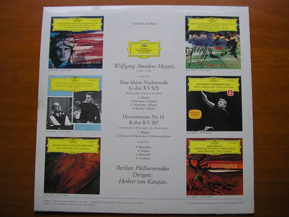 MOZART: EINE KLEINE NACHTMUSIK / DIVERTIMENTO K287    KARAJAN / BERLIN PHILHARMONIC     139 004