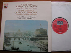 TCHAIKOVSKY: CAPRICCIO ITALIEN / RIMSKY-KORSAKOV: CAPRICCIO ESPAGNOL     BOULT / LONDON PHILHARMONIC   ASD 3093