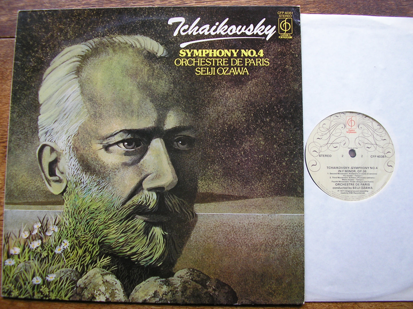 TCHAIKOVSKY: SYMPHONY No. 4   OZAWA / ORCHESTRE DE PARIS   CFP 40351