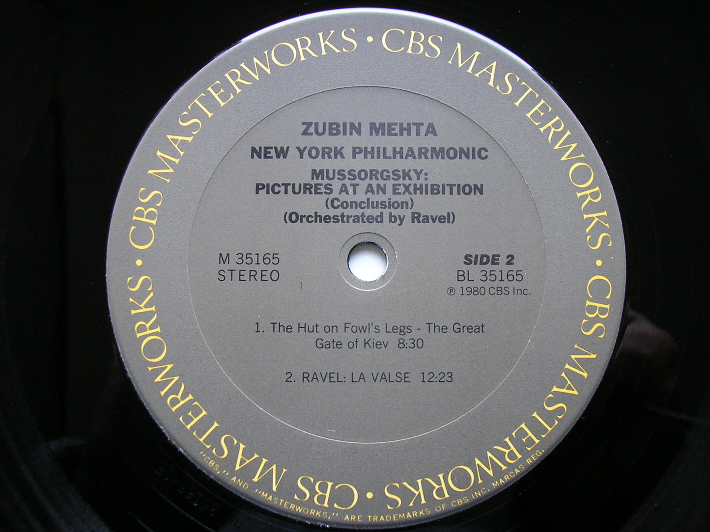 MUSSORGSKY: PICTURES AT AN EXHIBITION / RAVEL: LA VALSE   MEHTA / NEW YORK PHILHARMONIC  M35165