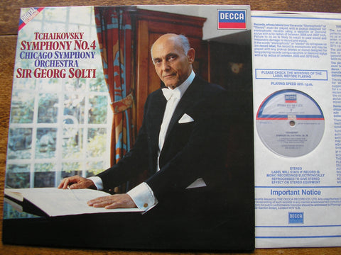 TCHAIKOVSKY: SYMPHONY No. 4    SOLTI / CHICAGO SYMPHONY   414 192