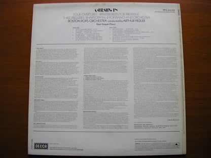 GERSHWIN: RHAPSODY No. 2 / THREE PRELUDES / FOUR OVERTURES / SUITE    VOTAPEK / BOSTON POPS / FIEDLER   PFS 4438