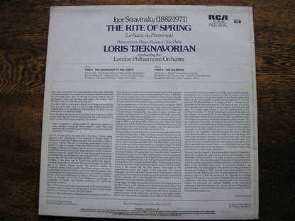 STRAVINSKY: THE RITE OF SPRING   TJEKNAVORIAN / LONDON PHILHARMONIC   RL 25130