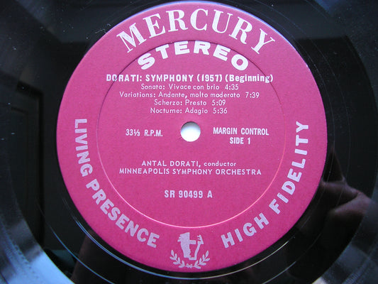 DORATI: SYMPHONY / NOCTURNE & CAPRICCIO    LORD / MINNEAPOLIS SYMPHONY / DORATI    SR 90499