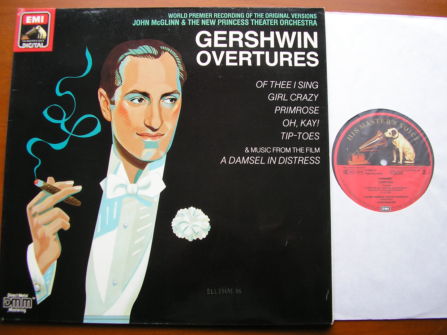 GERSHWIN: OVERTURES / SUITE from 'A Damsel in Distress'   McGLINN / NEW PRINCESS THEATRE ORCHESTRA   EL 270575