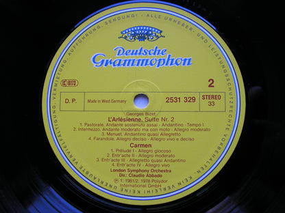 BIZET: L'ARLESIENNE Suites Nos. 1 & 2 / CARMEN Suite    ABBADO / LONDON SYMPHONY   2531 329