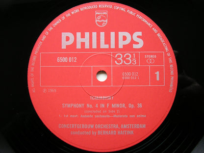 TCHAIKOVSKY: SYMPHONY No. 4   HAITINK / CONCERTGEBOUW ORCHESTRA   6500 012