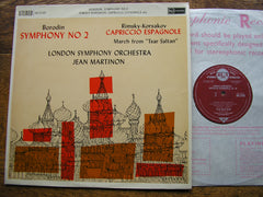 BORODIN: SYMPHONY No. 2 / RIMSKY-KORSAKOV: CAPRICCIO ESPAGNOLE   MARTINON / LONDON SYMPHONY   SB 2105