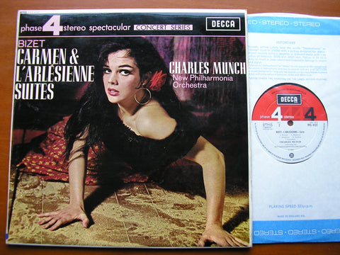 BIZET: L'ARLESIENNE Suite / CARMEN Suite    MUNCH / NEW PHILHARMONIA   PFS 4127