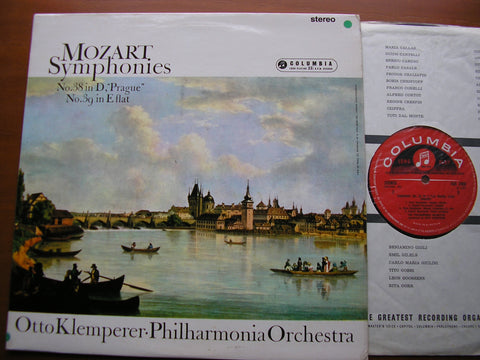 MOZART: SYMPHONIES Nos. 38 'Prague' & 39    OTTO KLEMPERER / PHILHARMONIA    SAX 2468