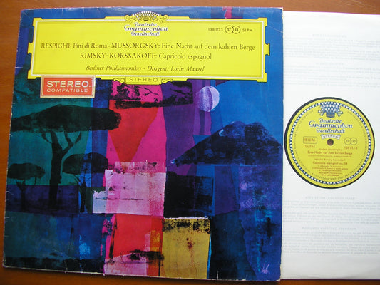 RIMSKY-KORSAKOV / MUSSORGSKY / RESPIGHI: ORCHESTRAL WORKS      MAAZEL / BERLIN PHILHARMONIC     138 033