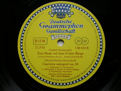 RIMSKY-KORSAKOV / MUSSORGSKY / RESPIGHI: ORCHESTRAL WORKS      MAAZEL / BERLIN PHILHARMONIC     138 033