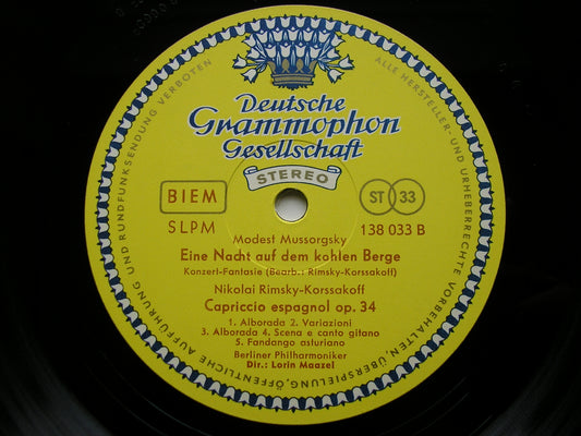 RIMSKY-KORSAKOV / MUSSORGSKY / RESPIGHI: ORCHESTRAL WORKS      MAAZEL / BERLIN PHILHARMONIC     138 033