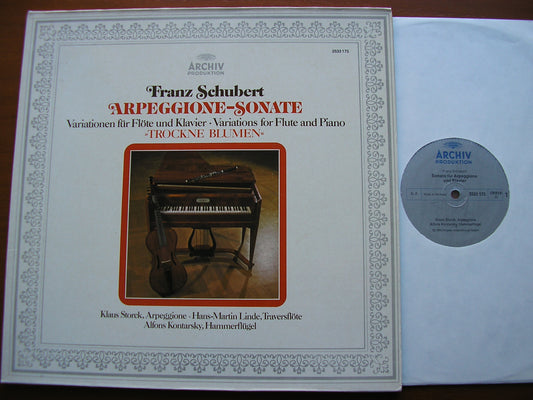SCHUBERT: ARPEGGIONE SONATA / VARIATIONS    STORCK / LINDE / KONTARSKY   2533 175