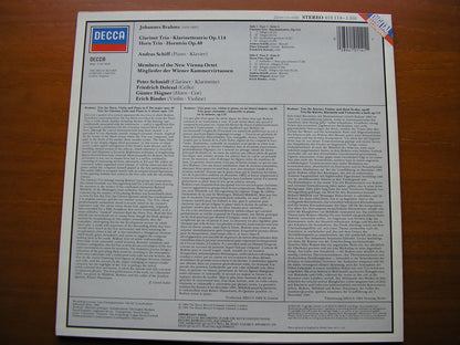 BRAHMS: CLARINET TRIO / HORN TRIO   SCHIFF / MEMBERS OF THE NEW VIENNA OCTET     410 114